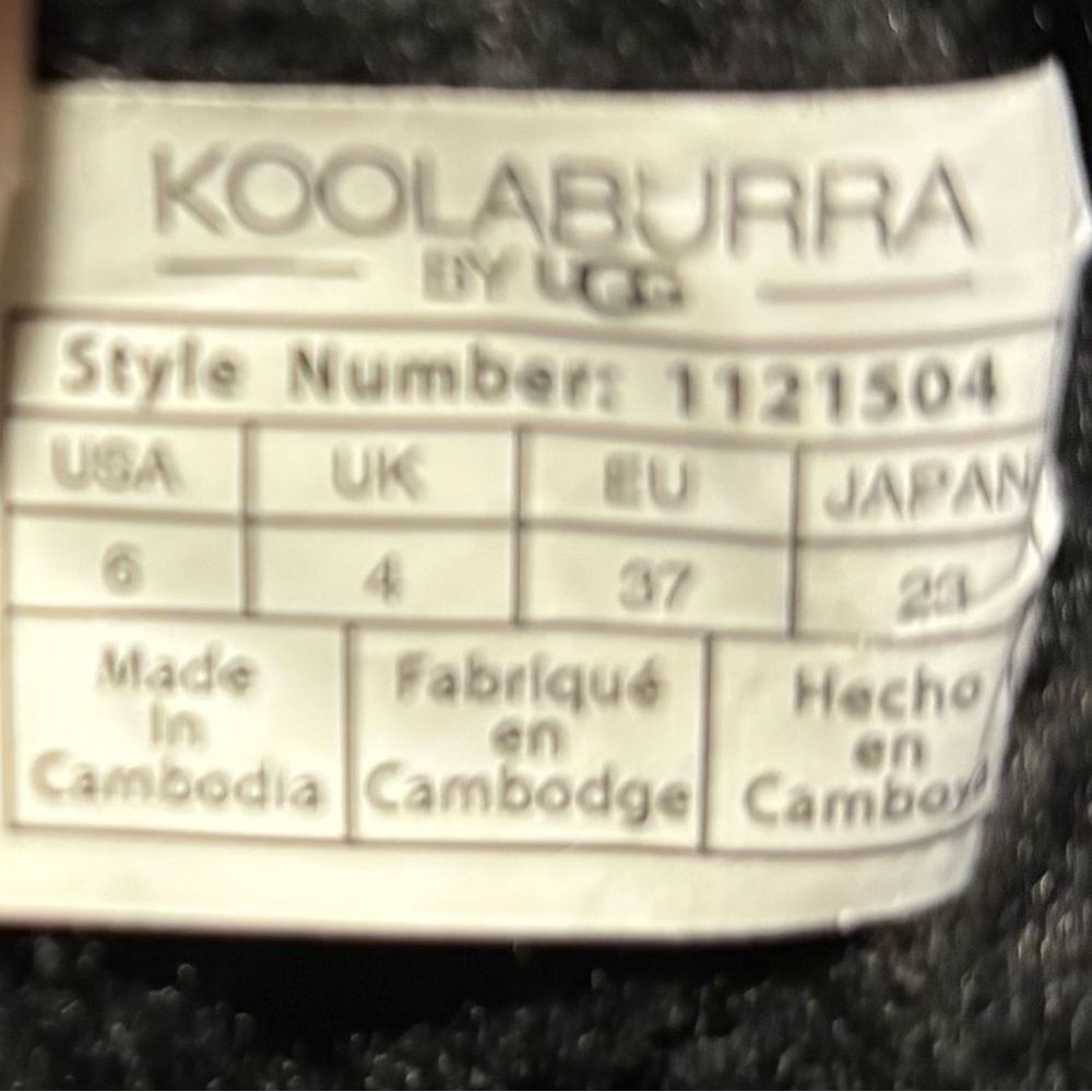 Koolaburra Black Shearling Boots - Picture 3 of 3
